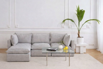 Komfortowa sofa narożna modułowa