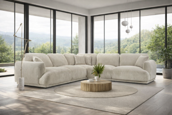 Ekskluzywna sofa rogowa modułowa
