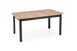 Stół z rozkładanym blatem dąb artisan - czarny 160-228 cm FLORIAN 1
