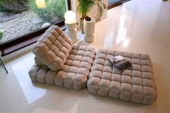 Designerski fotel rozkładany do spania BAGGY 5 Materac do spania na podłodze