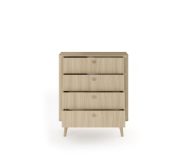 Mała komoda szufladowa dąb barista 88 cm VICTORIA 2