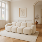Beżowa sofa modułowa