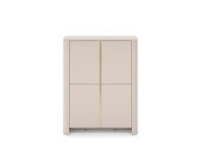 Kaszmirowa obła komoda 103 cm BALO 4