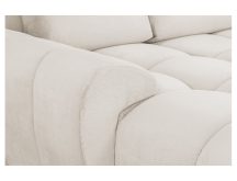 Masywna sofa narożna w kształcie litery U z pufą z funkcją spania PUZO 6