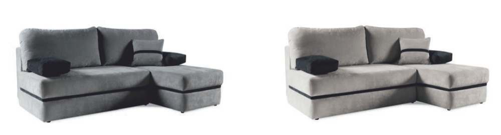 Modna rogówka do małego mieszkania z funkcją spania LaVanto 2