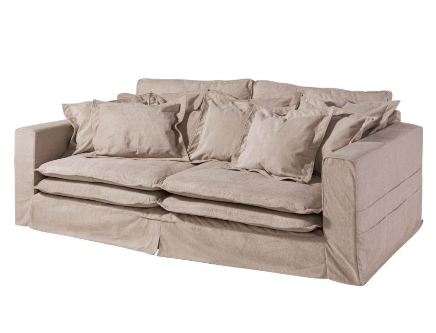 Sofa z marszczeniem