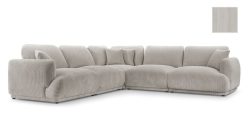 Jasna sofa rogowa modułowa