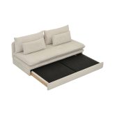 Sofa z materacem do spania i pojemnikiem NELLY 1