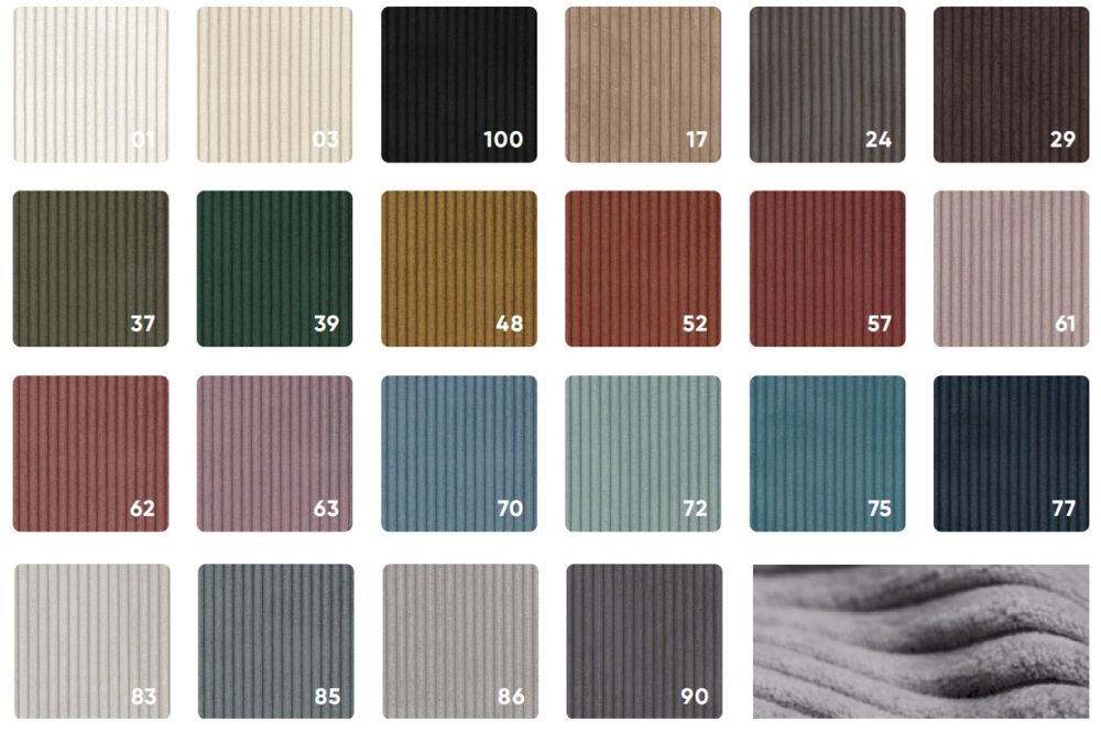 Fotel do mebli modułowych AULA 1 27 Tkanina tapicerska lincoln sztruk