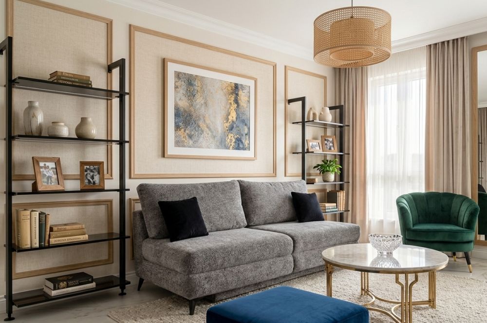 Smukła sofa double pocket do spania TALIA 1 Rozkładana sofa double pocket
