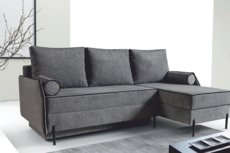 Wąski narożnik z boczkami z funkcją spania CLICK 96 Bardzo wąski narożnik z chydymi boczkami z funkcją spania codziennego