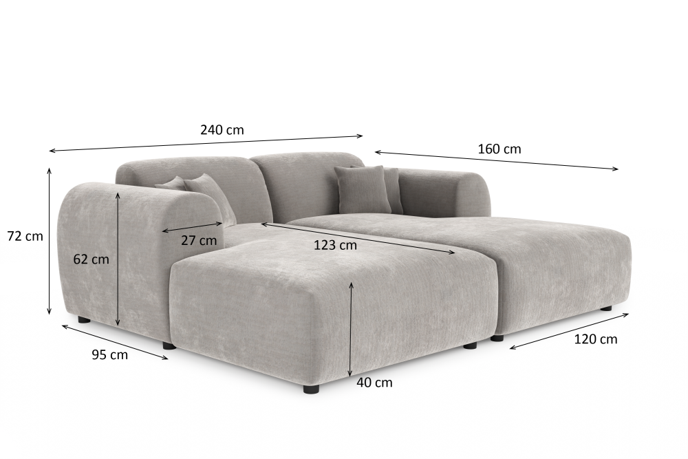 Sofa typu deep seat SOFIA 4