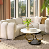 Sofa zaokrąglona AULA 6 15 Symetryczna sofa zaokrąglona