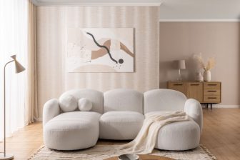 Piękny, wiralowy salon