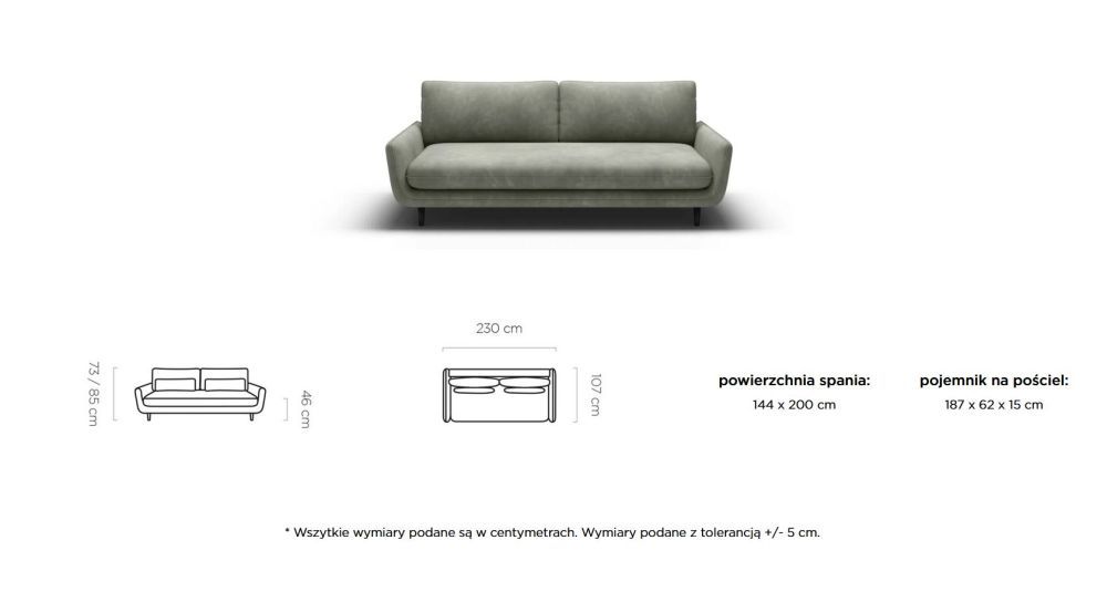 Atrakcyjna kanapa rozkładana MERADO 9 Atrakcyjna kanapa rozkładana MERADO 6