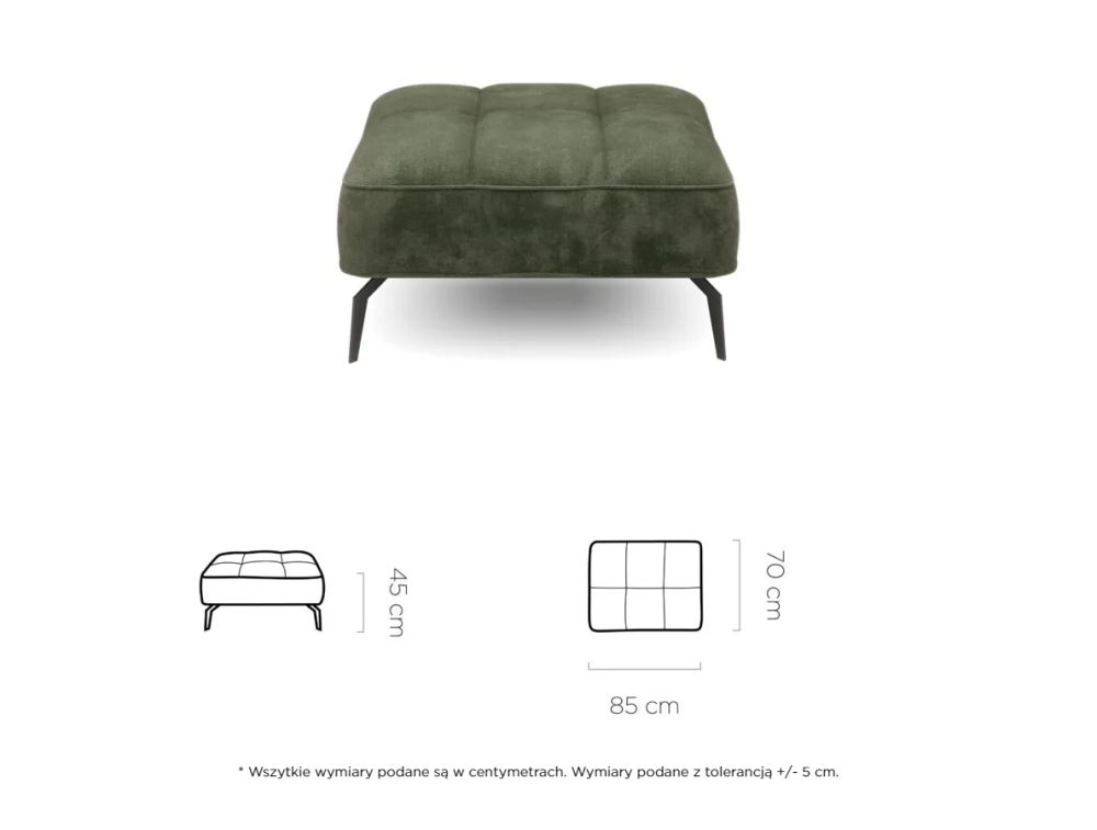 Awangardowa pufa do sofy narożnej MAVERICK 6 Awangardowa pufa do sofy narożnej MAVERICK 1