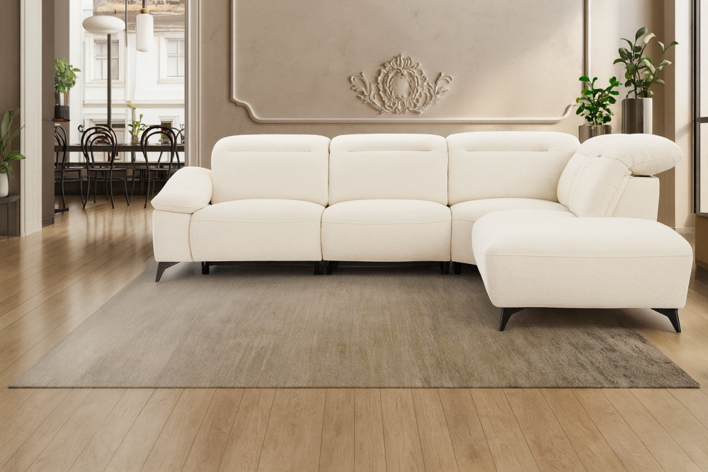 Duży narożnik z elektryczną funkcją relaks GRECO 1 1 Duży narożnik z elektryczną funkcją relaks GRECO 1