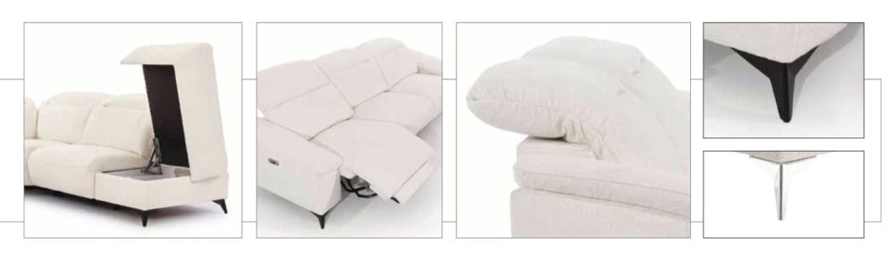 Duży narożnik z elektryczną funkcją relaks GRECO 1 7 Duży narożnik z elektryczną funkcją relaks GRECO 1 5