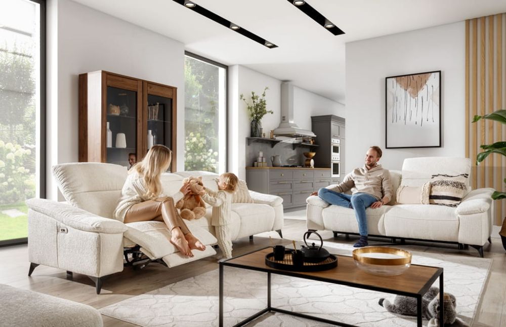 Duży narożnik z elektryczną funkcją relaks GRECO 1 6 Duży narożnik z elektryczną funkcją relaks GRECO 1 4