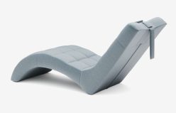 Ekskluzywny szezlong z przeszyciami LARENS 6 Ekskluzywny szezlong z przeszyciami LARENS 4