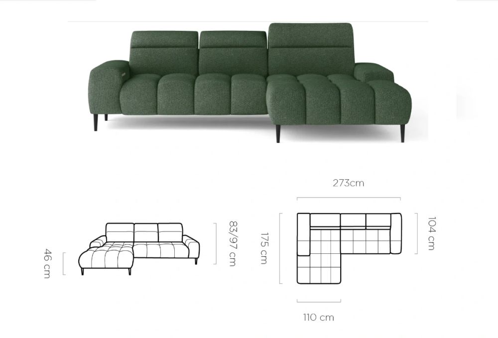 Elektryczna rogówka w kształcie L MONRACH 7 Elektryczna rogówka w kształcie L MONRACH 5