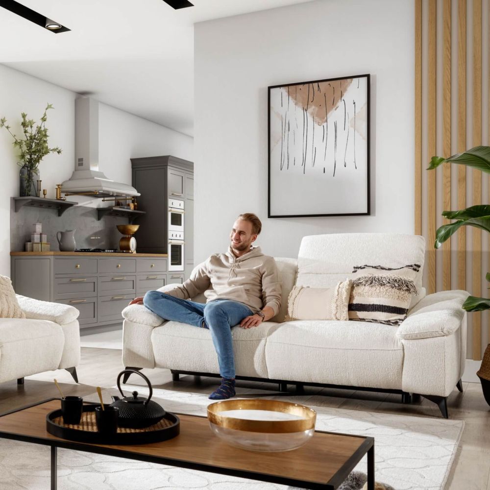 Kanapa elektryczna 2 osobowa GRECO 3 Kanapa z elektryczną funkcją relaks