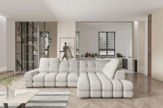 Premium kanapa narożna rozsuwana elektrycznie