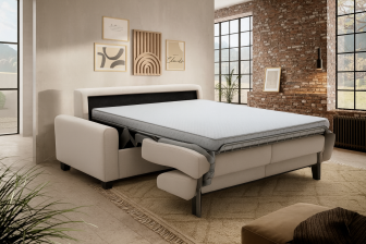 Kanapa włoska z funkcją spania 160x190 SIENA 3 2 Sofa włoska 160x190 z materacem