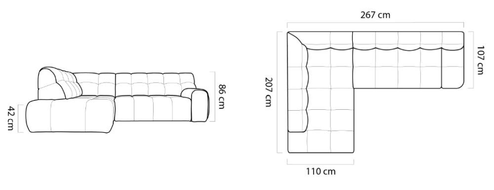 Narożnik elektryczny BOSSA 2 9 Narożnik elektryczny BOSSA 2 4