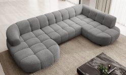 Narożnik U elektrycznie wysuwane siedzisko VOLARE 3 9 Narożnik w kształcie podkowy ze sterowaniem elektrycznym