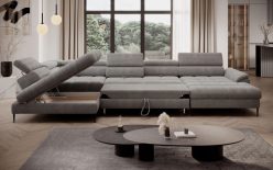 Narożnik U z funkcją spania i regulacją oparć ETERNO 4 Narożnik U z funkcją spania i regulacją oparć ETERNO 3