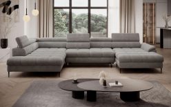 Narożnik U z funkcją spania i regulacją oparć ETERNO 2 Narożnik U z funkcją spania i regulacją oparć ETERNO 1