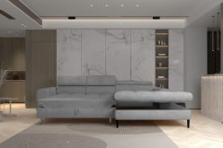 Narożnik z funkcją spania wybór głębokości siedzisk VERANO 1 2