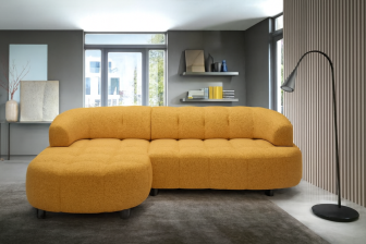 Narożnik z siedziskiem wysuwanym elektrycznie VOLARE 1 933 luksusowy narożnik z siedziskiem wysuwanym elektrycznie