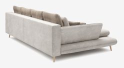 Nowatorski narożnik z funkcją spania na drewnianych nogach CASCADA 7 Nowatorski narożnik z funkcją spania na drewnianych nogach CASCADA 5