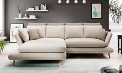 Nowatorski narożnik z funkcją spania na drewnianych nogach CASCADA 3 Nowatorski narożnik z funkcją spania na drewnianych nogach CASCADA 1