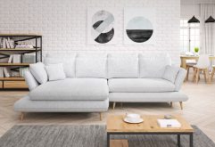 Nowatorski narożnik z funkcją spania na drewnianych nogach CASCADA 2 Nowatorski narożnik z funkcją spania codziennego