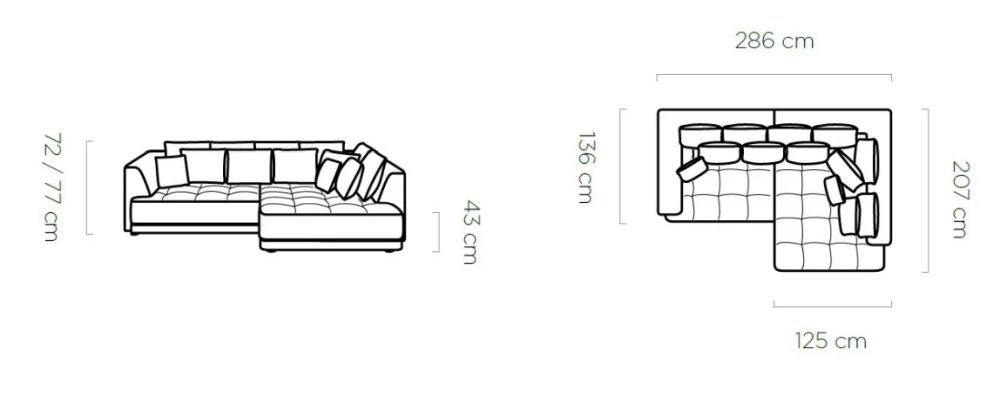 Prestiżowa kanapa rogowa rozsuwana elektrycznie IMPERA 11 Prestiżowa kanapa rogowa rozsuwana elektrycznie IMPERA 6