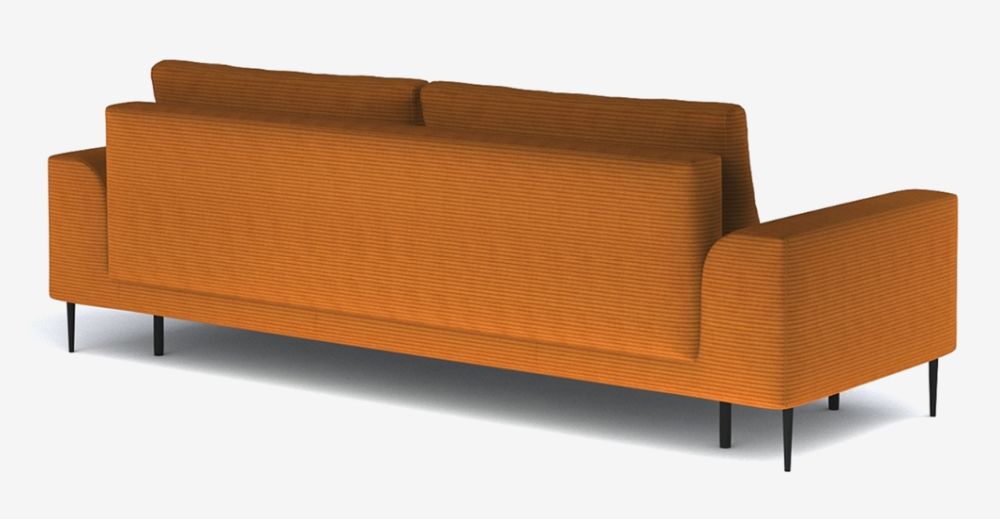 Prosta sofa rozkładana na wysokich nogach STRADA 5