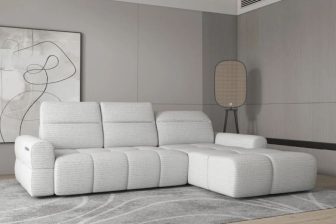 Rogowa kanapa rozkładana elektryczna ORLANDO 64 Przepiękna kanapa rozkładana elektryczna