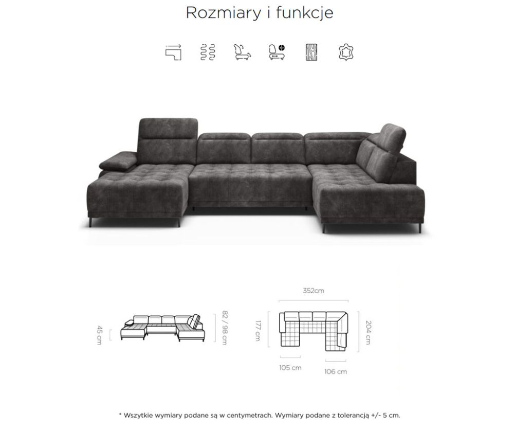 Rogówka U elektryczne siedzisko HARMONIA 3 7