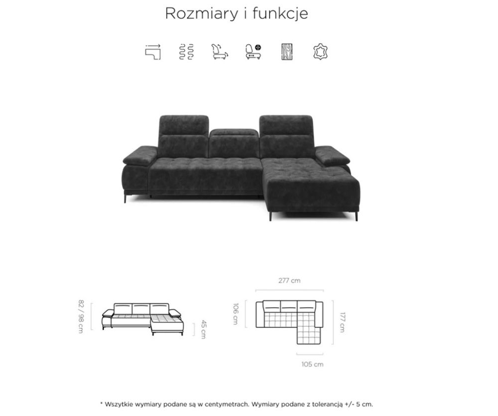 Rogówka z elektrycznie rozkładanym siedziskiem HARMONIA 1 12 Rogówka z elektrycznie rozkładanym siedziskiem HARMONIA 1 7