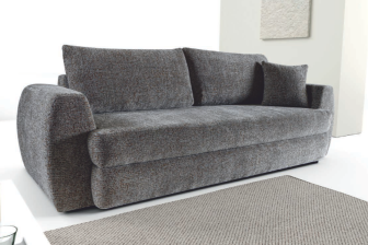 Bardzo wygodna sofa dla par z funkcją spania na sprężynach