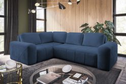 Superwygodny narożnik rozkładany do spania MOLINA 2 6 Ciemny narożnik w salonie, superwygodny do spania