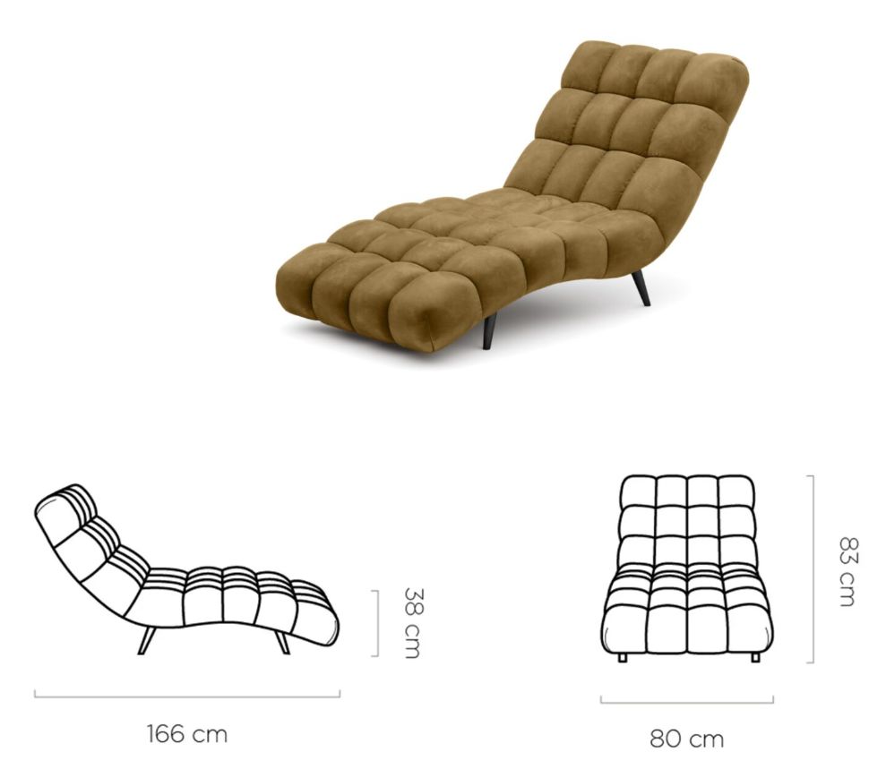 Szezlong jednoosobowy DOLORES 5