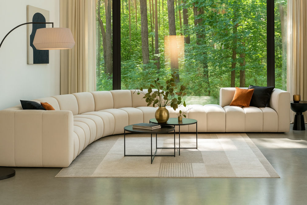 Najdłuższa kanapa w Polsce z łukiem