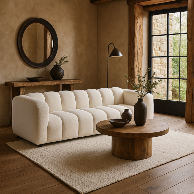 Jak wprowadzić kolor czekoladowy do wnętrza? 🍫 33 Salon w kolorze czekoladowym