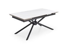 Duży stół rozkładany biały marmur 160-220 VITORINO 11 Duży stół rozkładany biały marmur 160-220 VITORINO 8