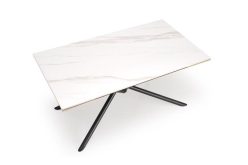 Duży stół rozkładany biały marmur 160-220 VITORINO 12 Duży stół rozkładany biały marmur 160-220 VITORINO 9