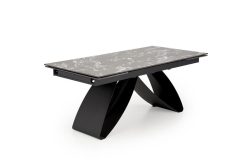 Fenomenalny stół rozkładany z czarnym marmurem 180-260 HILARIO 5 Fenomenalny stół rozkładany z czarnym marmurem 180-260 HILARIO 3